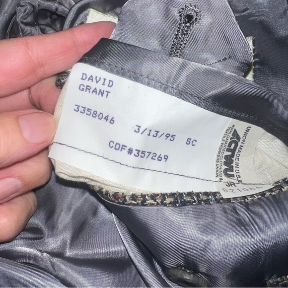 Vintage Tweed Sport Coat Blazer with Elbow Pads Brown Tan Men’s 46R Back Detail - Picture 10 of 14